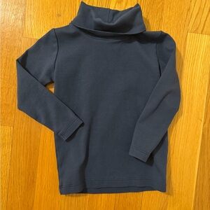 The Beaufort Bonnet Company Midnight Blue Kids Turtleneck